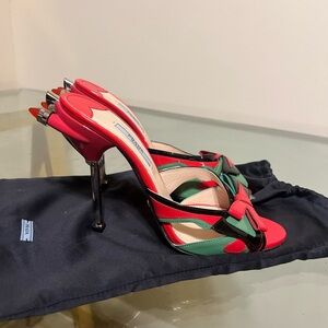 Prada SS 12 Hot Rod Mules